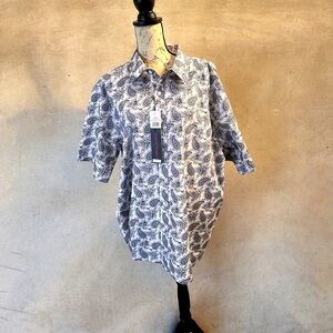 NWT Linea Uomo Men’s Button Down Shirt XXL